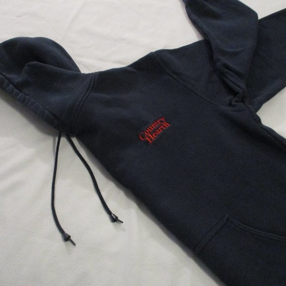 VOS SPORTS NAVY HEAVY-WEIGHT HOODIE – SIZE L – UNISEX - Picture 1 of 11